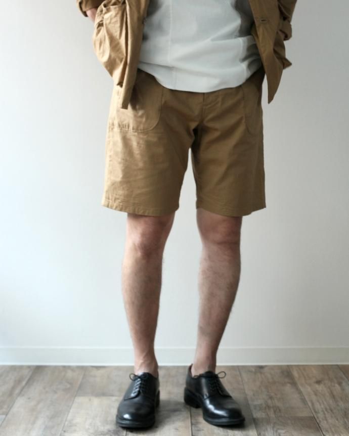 113530776 blurhms / Two-Ply Easy Fatigue Shorts BHS-F17004 - Beige 02