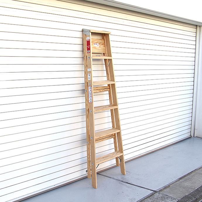 113752701 Michigan Ladder Company / Wood Step Ladder ウッドステップラダー - Size 6 02