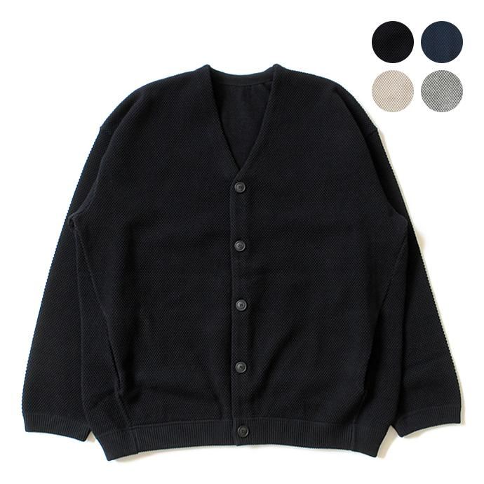 crepuscule crepuscule / Moss Stitch Cardigan 鹿の子編みニットカーディガン 1701-002 全4色 01