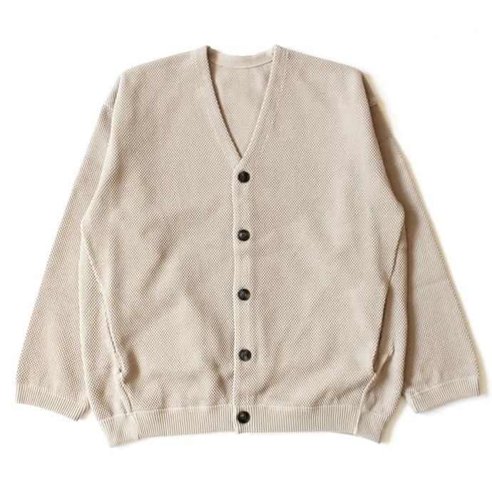 crepuscule crepuscule / Moss Stitch Cardigan 鹿の子編みニットカーディガン 1701-002 全4色 02