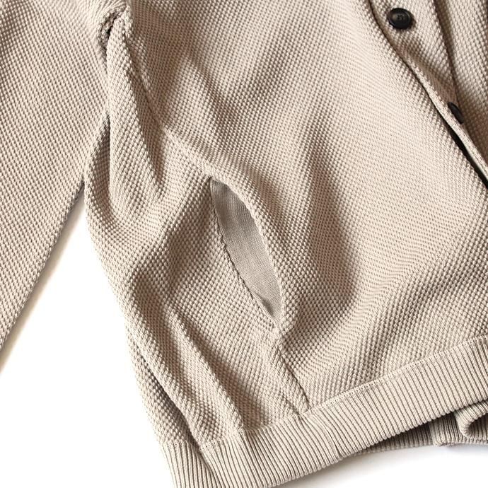 crepuscule crepuscule / Moss Stitch Cardigan 鹿の子編みニットカーディガン 1701-002 全4色 02