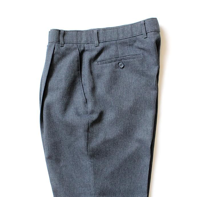 Hexico Deformer 1-Tuck Pants - Ex. Action Slacks リメイクスラックス - Heather Navy 32<img class='new_mark_img2' src='//img.shop-pro.jp/img/new/icons47.gif' style='border:none;display:inline;margin:0px;padding:0px;width:auto;' /> 02