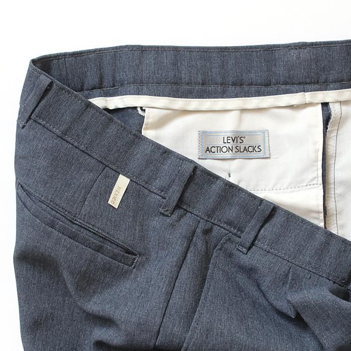 Hexico Deformer 1-Tuck Pants - Ex. Action Slacks リメイクスラックス - Heather Navy 32<img class='new_mark_img2' src='//img.shop-pro.jp/img/new/icons47.gif' style='border:none;display:inline;margin:0px;padding:0px;width:auto;' /> 02