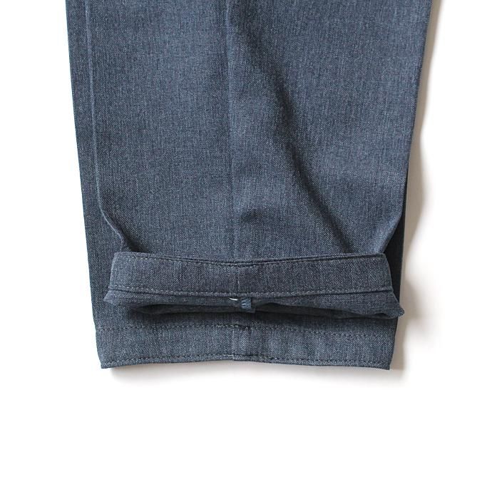 Hexico Deformer 1-Tuck Pants - Ex. Action Slacks リメイクスラックス - Heather Navy 32<img class='new_mark_img2' src='//img.shop-pro.jp/img/new/icons47.gif' style='border:none;display:inline;margin:0px;padding:0px;width:auto;' /> 02