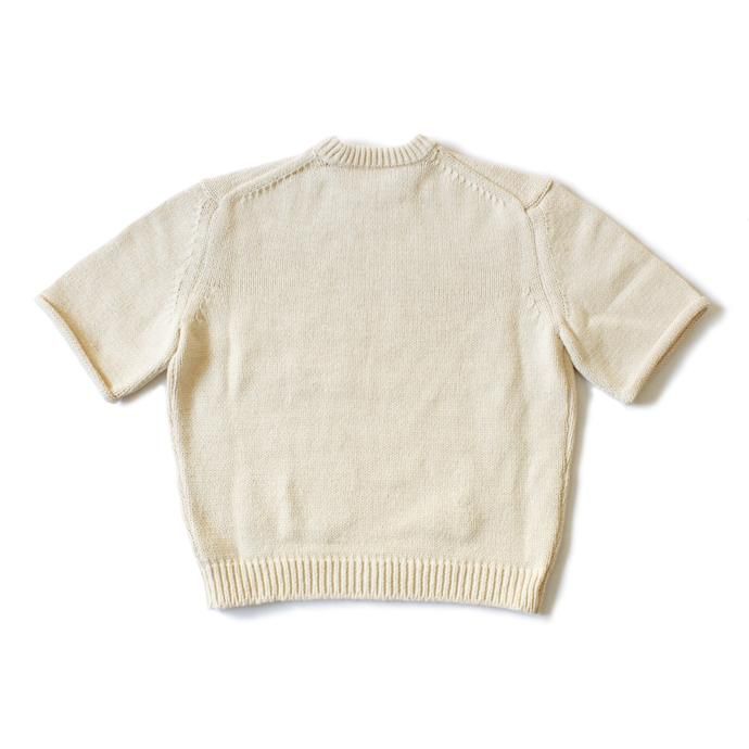 crepuscule crepuscule / Lowgage S/S コットンローゲージ クルーネックショートスリーブニット 1701-007 全4色 02