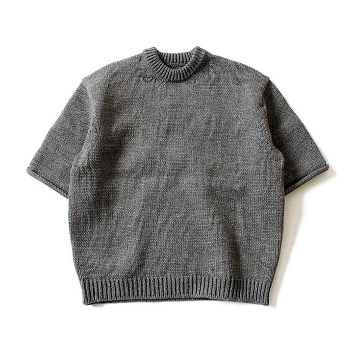 crepuscule crepuscule / Lowgage S/S コットンローゲージ クルーネックショートスリーブニット 1701-007 全4色 02