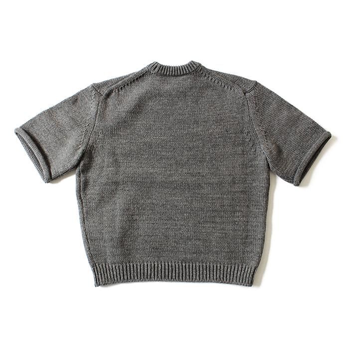 crepuscule crepuscule / Lowgage S/S コットンローゲージ クルーネックショートスリーブニット 1701-007 全4色 02