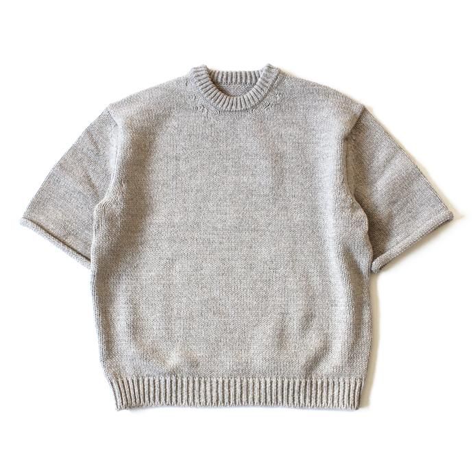 crepuscule crepuscule / Lowgage S/S コットンローゲージ クルーネックショートスリーブニット 1701-007 全4色 02