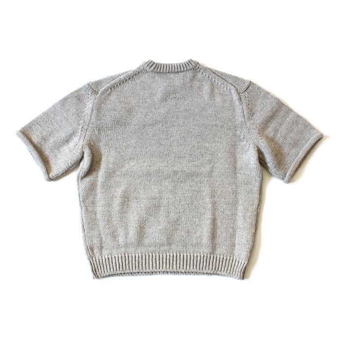 crepuscule crepuscule / Lowgage S/S コットンローゲージ クルーネックショートスリーブニット 1701-007 全4色 02