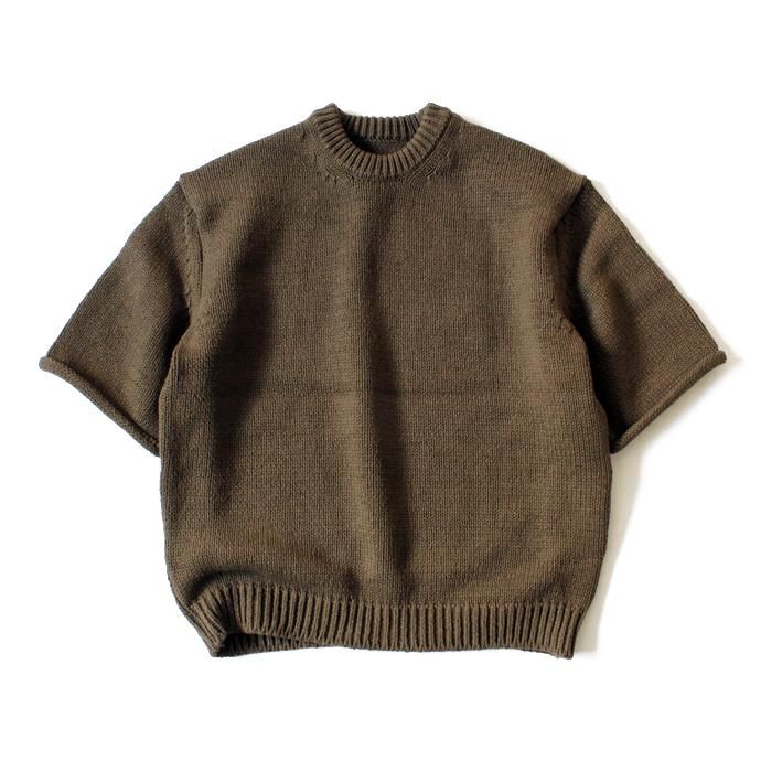 crepuscule crepuscule / Lowgage S/S コットンローゲージ クルーネックショートスリーブニット 1701-007 全4色 02