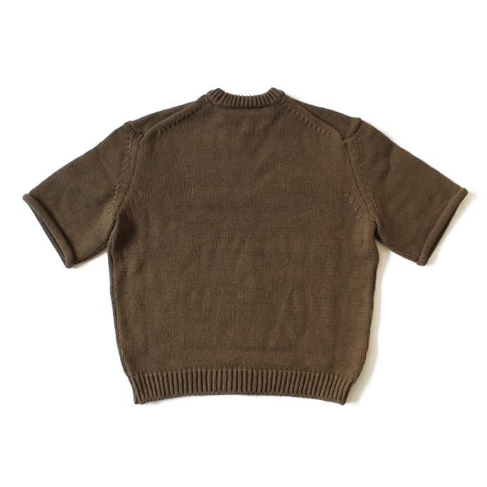 crepuscule crepuscule / Lowgage S/S コットンローゲージ クルーネックショートスリーブニット 1701-007 全4色 02