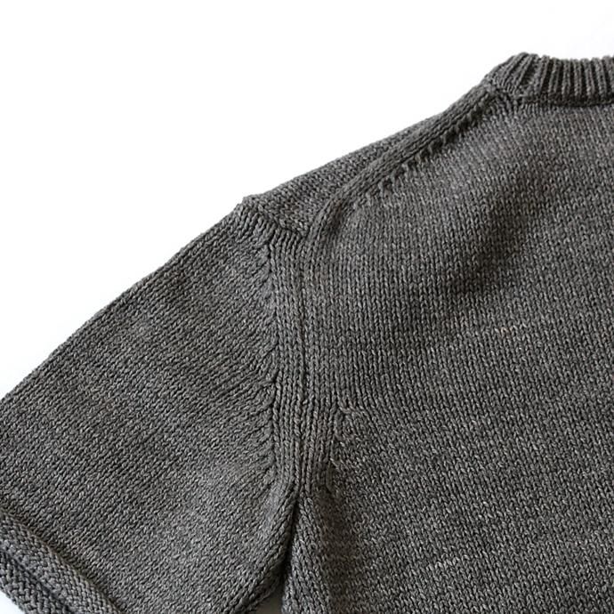 crepuscule crepuscule / Lowgage S/S コットンローゲージ クルーネックショートスリーブニット 1701-007 全4色 02
