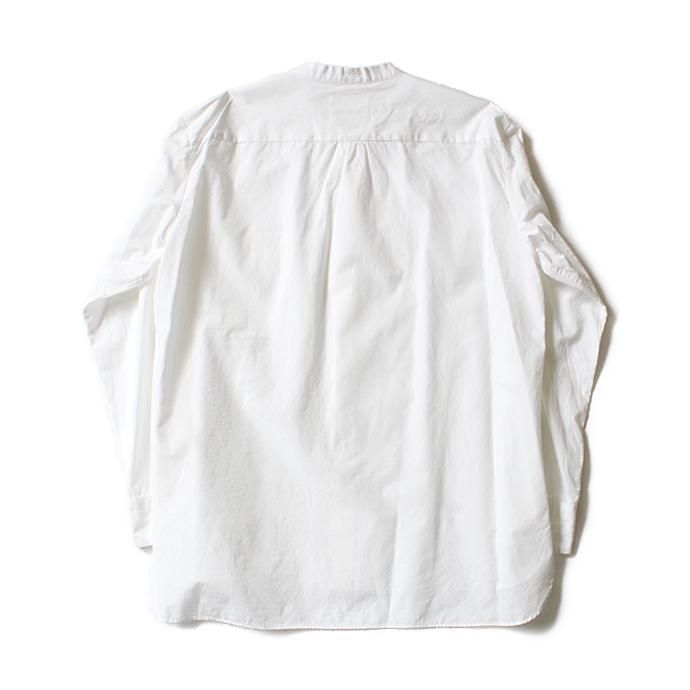 STILL BY HAND リラックスフィット バンドカラーシャツ SH1171 - 全2色 02