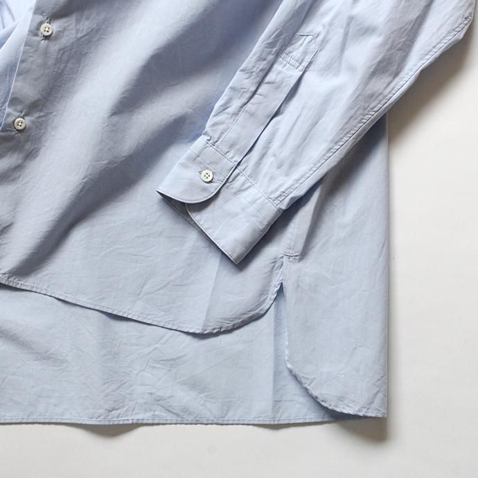 STILL BY HAND リラックスフィット バンドカラーシャツ SH1171 - 全2色 02