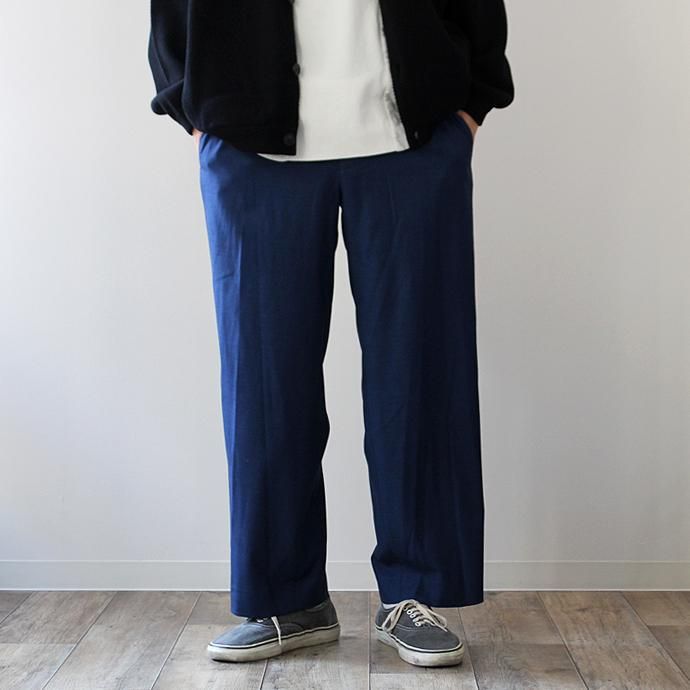 THEE THEE(シー)/ Wide ワイドパンツ TR-PT-01 - Navy Blue<img class='new_mark_img2' src='//img.shop-pro.jp/img/new/icons47.gif' style='border:none;display:inline;margin:0px;padding:0px;width:auto;' /> 01