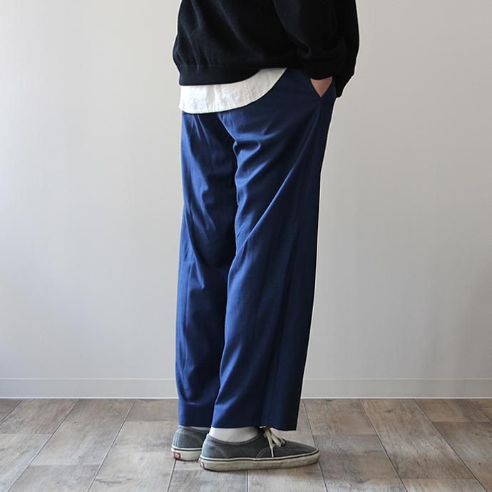 THEE THEE(シー)/ Wide ワイドパンツ TR-PT-01 - Navy Blue<img class='new_mark_img2' src='//img.shop-pro.jp/img/new/icons47.gif' style='border:none;display:inline;margin:0px;padding:0px;width:auto;' /> 02