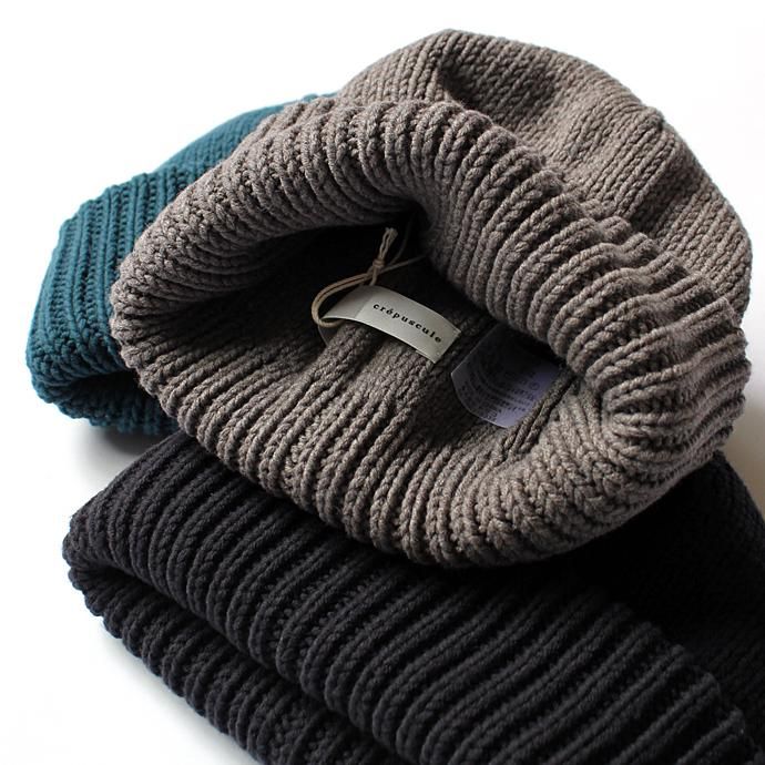 crepuscule crepuscule / Knit Cap ニットキャップ 無地 1701-017 - 全3色<img class='new_mark_img2' src='//img.shop-pro.jp/img/new/icons47.gif' style='border:none;display:inline;margin:0px;padding:0px;width:auto;' /> 02