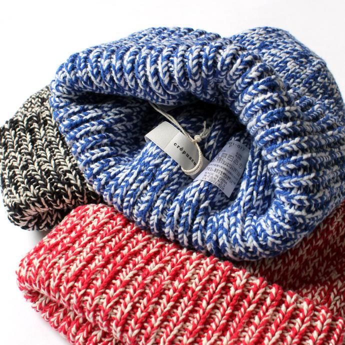 crepuscule crepuscule / Knit Cap ニットキャップ Mix 1701-017 - 全3色 02