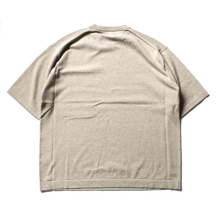 116002246 crepuscule / Pocket Knit S/S 1701-010 - Beige ショートスリーブポケットニット ベージュ<img class='new_mark_img2' src='//img.shop-pro.jp/img/new/icons47.gif' style='border:none;display:inline;margin:0px;padding:0px;width:auto;' /> 02