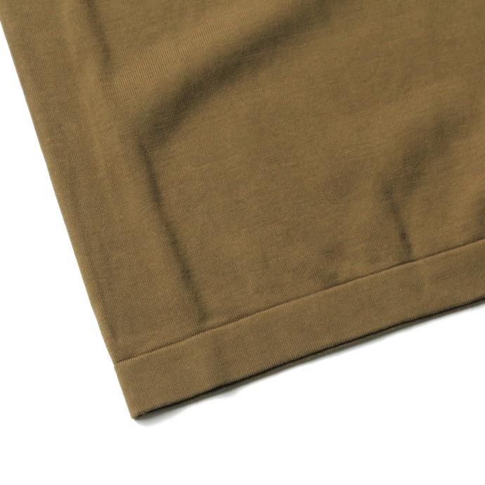 crepuscule crepuscule / Pocket Knit S/S 1701-010 - Mustard ショートスリーブポケットニット マスタード 02