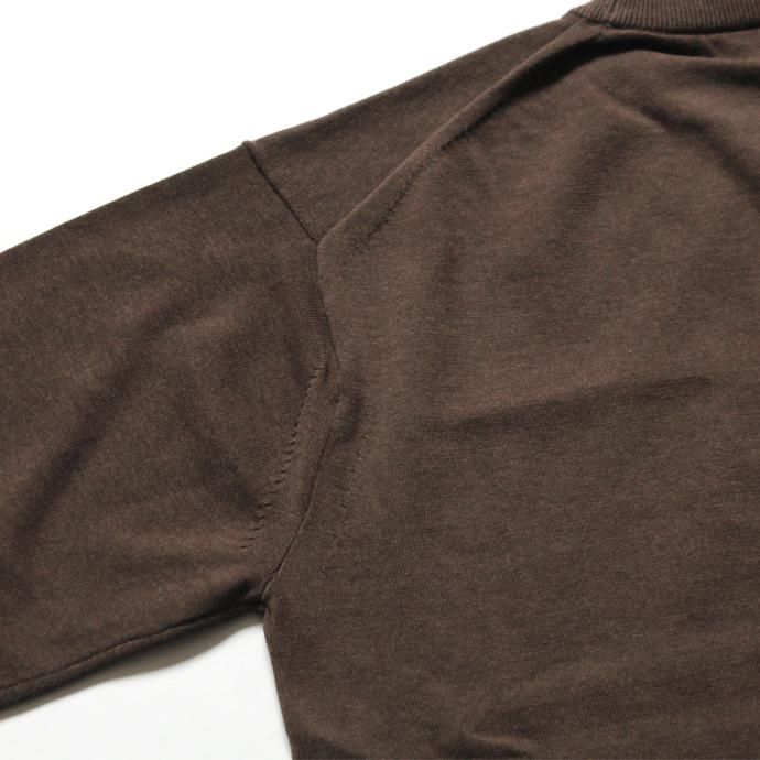 crepuscule crepuscule / Pocket Knit S/S 1701-010 - Brown ショートスリーブポケットニット ブラウン<img class='new_mark_img2' src='//img.shop-pro.jp/img/new/icons47.gif' style='border:none;display:inline;margin:0px;padding:0px;width:auto;' /> 02