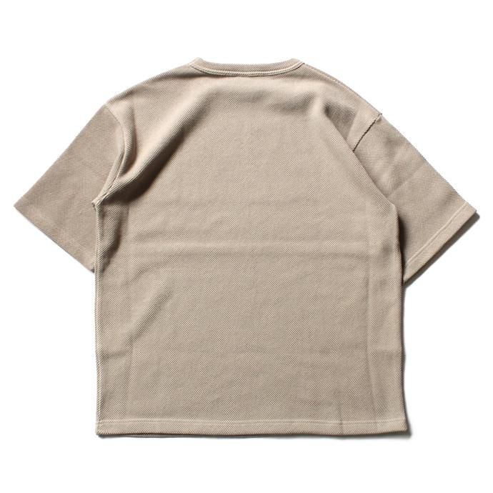 crepuscule crepuscule / Highgage Moss Stitch S/S Cutsew 1701-011 - Beige ハイゲージ鹿の子ショートスリーブニット ベージュ<img class='new_mark_img2' src='//img.shop-pro.jp/img/new/icons47.gif' style='border:none;display:inline;margin:0px;padding:0px;width:auto;' /> 02