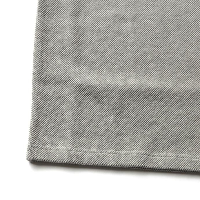 crepuscule crepuscule / Highgage Moss Stitch S/S Cutsew 1701-011 - Gray ハイゲージ鹿の子ショートスリーブニット グレー 02