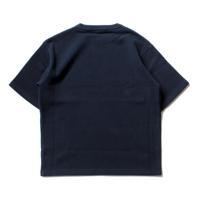 crepuscule crepuscule / Highgage Moss Stitch S/S Cutsew 1701-011 - Navy ハイゲージ鹿の子ショートスリーブニット ネイビー<img class='new_mark_img2' src='//img.shop-pro.jp/img/new/icons47.gif' style='border:none;display:inline;margin:0px;padding:0px;width:auto;' /> 02