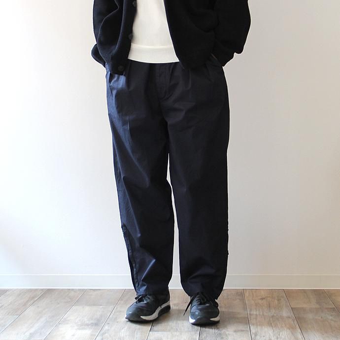 blurhms blurhms / Both Side Zipper Wide Pants BHS-F17009 - Navy 02