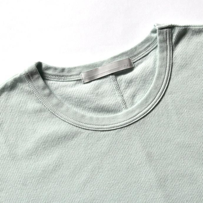 116071773 THEE(シー)/ Long Rib Stitch Long Tee リブ編みロングTシャツ - Mint CT-CS-03 02