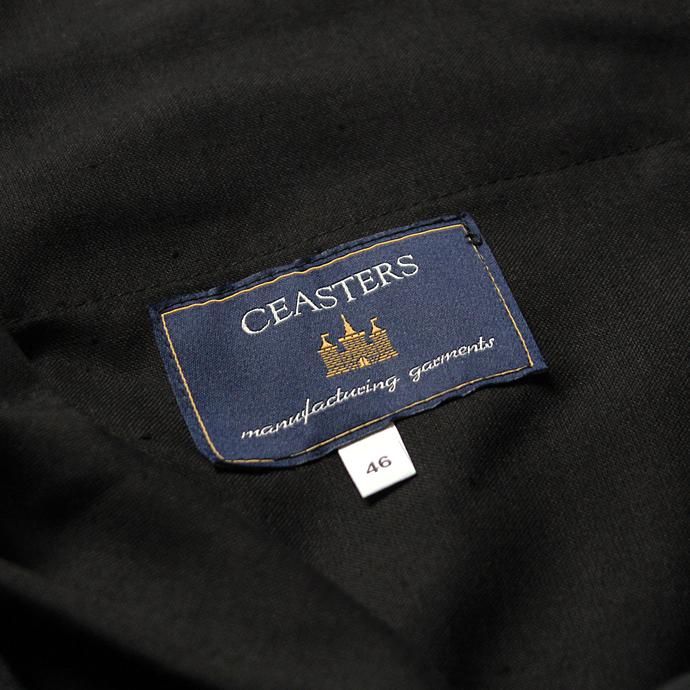 CEASTERS CEASTERS ケステル / Summer Wool 2 Pleats Trousers - Dark Grey M684<img class='new_mark_img2' src='//img.shop-pro.jp/img/new/icons47.gif' style='border:none;display:inline;margin:0px;padding:0px;width:auto;' /> 02