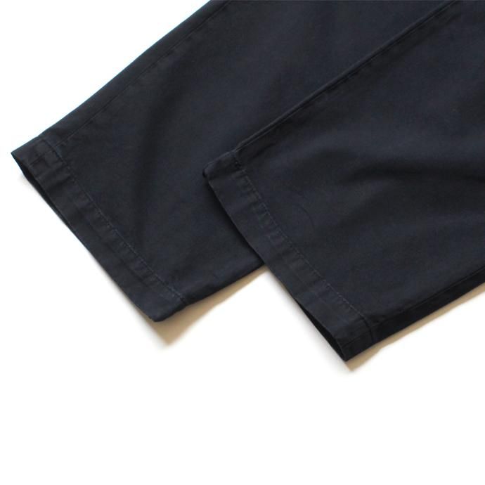 116246906 RICCARDO METHA / One Tuck Wide Trousers ワンタック ワイドパンツ- Dragon Twill Dark Navy<img class='new_mark_img2' src='//img.shop-pro.jp/img/new/icons47.gif' style='border:none;display:inline;margin:0px;padding:0px;width:auto;' /> 02