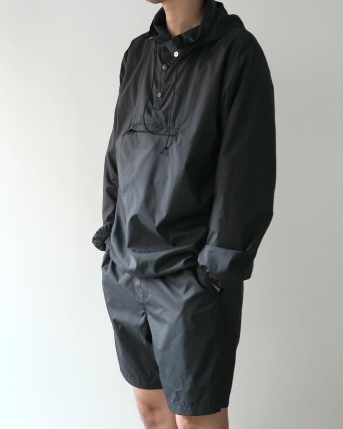 Powderhorn Mountaineering MOUNTAIN EASY PULLOVER PHM-17-001 パッカブルアノラック ブラック 02