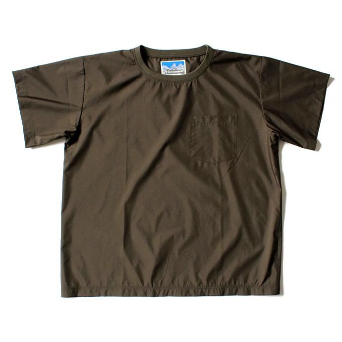 117016627 Powderhorn Mountaineering / MOUNTAIN TEE PHM-17-002 マウンテンTシャツ オリーブ 01