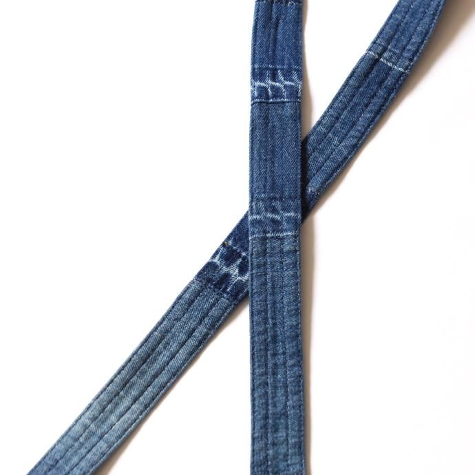 Hexico Deformer Belt ex. 501 - Blue リメイクデニムベルト ブルー 02