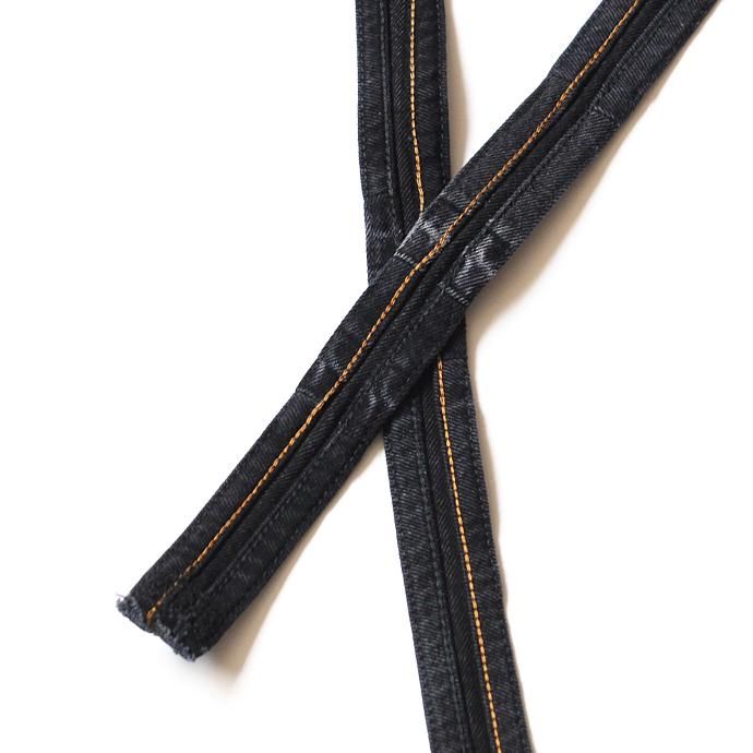 Hexico Deformer Belt ex. 501 - Black リメイクデニムベルト ブラック 02