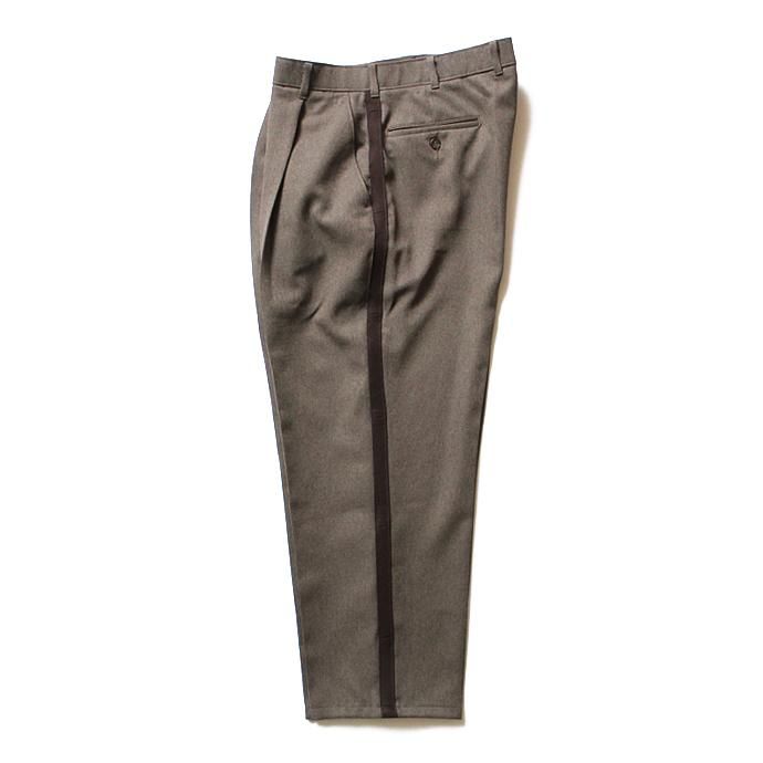 Hexico Deformer 1-Tuck Line Pants - Ex. Action Slacks リメイクスラックス - Heather Brown<img class='new_mark_img2' src='//img.shop-pro.jp/img/new/icons47.gif' style='border:none;display:inline;margin:0px;padding:0px;width:auto;' /> 02