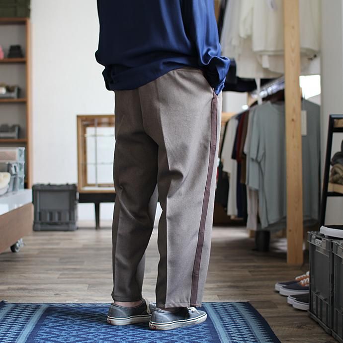 Hexico Deformer 1-Tuck Line Pants - Ex. Action Slacks リメイクスラックス - Heather Brown<img class='new_mark_img2' src='//img.shop-pro.jp/img/new/icons47.gif' style='border:none;display:inline;margin:0px;padding:0px;width:auto;' /> 02