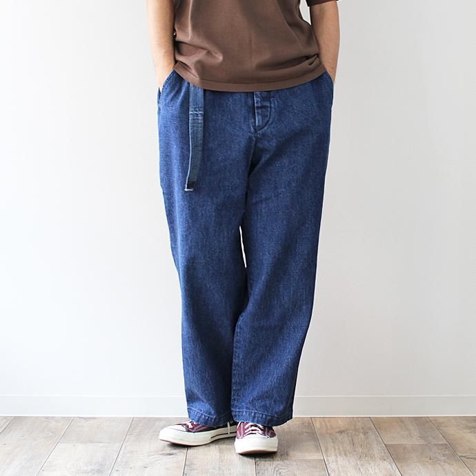 O- LOOSE DENIM FB ブルーデニムパンツ O-W-02B Blue 01