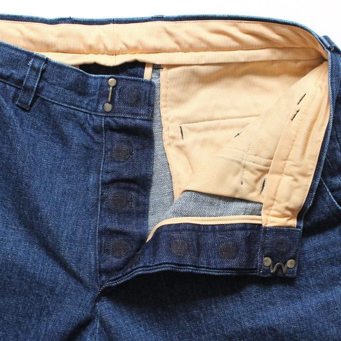 O- LOOSE DENIM FB ブルーデニムパンツ O-W-02B Blue 02