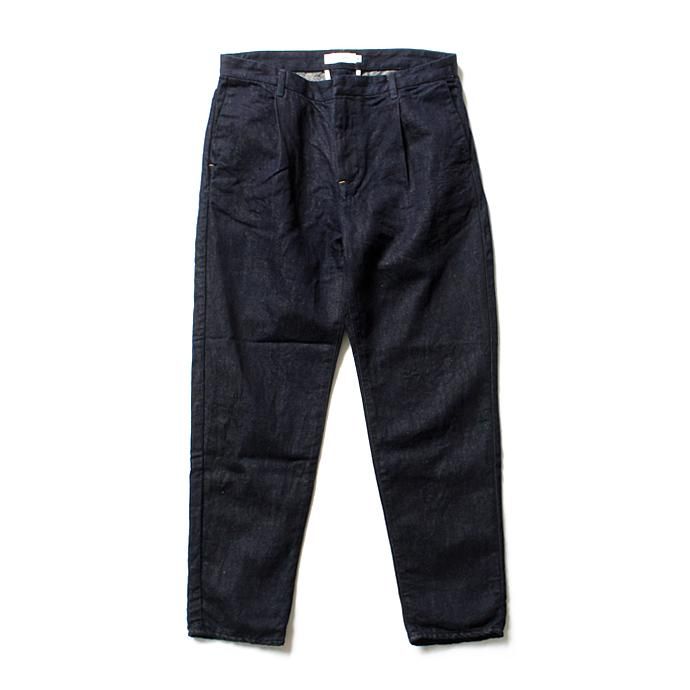 STILL BY HAND リネン混ワンタックデニムパンツ DN0172 02