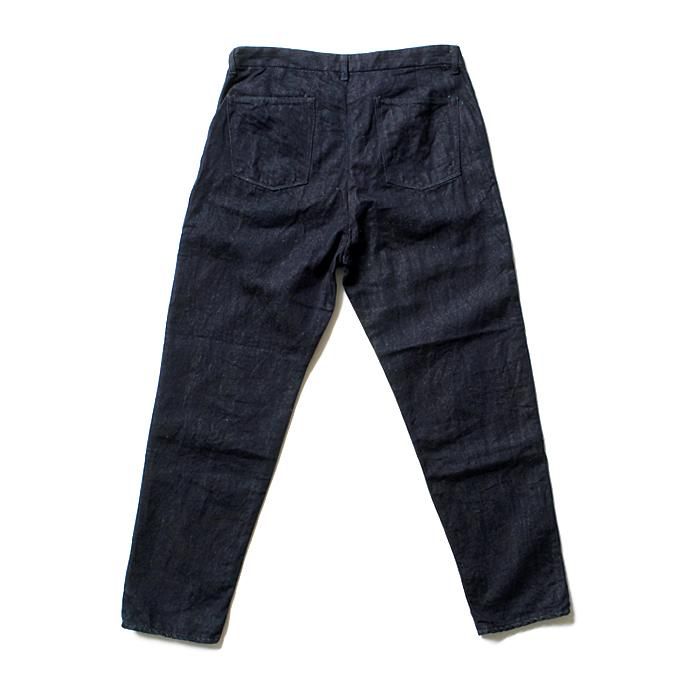 STILL BY HAND リネン混ワンタックデニムパンツ DN0172 02