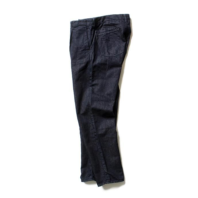 STILL BY HAND リネン混ワンタックデニムパンツ DN0172 02