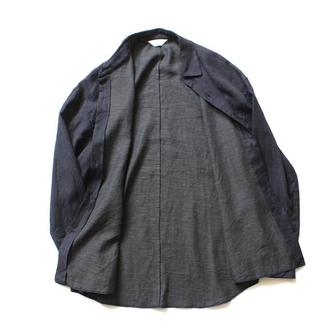 THEE THEE x hatsutoki W-face Shirts comfortable WF-SH-01 Navy<img class='new_mark_img2' src='//img.shop-pro.jp/img/new/icons47.gif' style='border:none;display:inline;margin:0px;padding:0px;width:auto;' /> 02