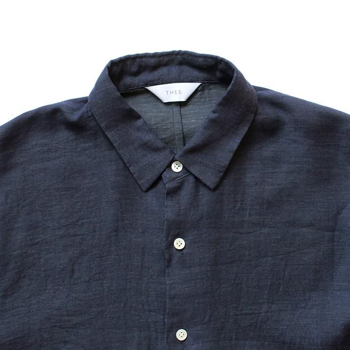 THEE THEE x hatsutoki W-face Shirts comfortable WF-SH-01 Navy<img class='new_mark_img2' src='//img.shop-pro.jp/img/new/icons47.gif' style='border:none;display:inline;margin:0px;padding:0px;width:auto;' /> 02