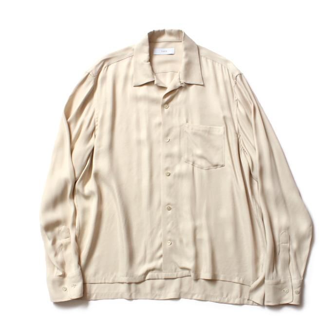 117981416 THEE(シー)/ open collar (SHORT) LR-SH-01 レーヨンオープンカラーシャツ Ivory<img class='new_mark_img2' src='//img.shop-pro.jp/img/new/icons47.gif' style='border:none;display:inline;margin:0px;padding:0px;width:auto;' /> 01