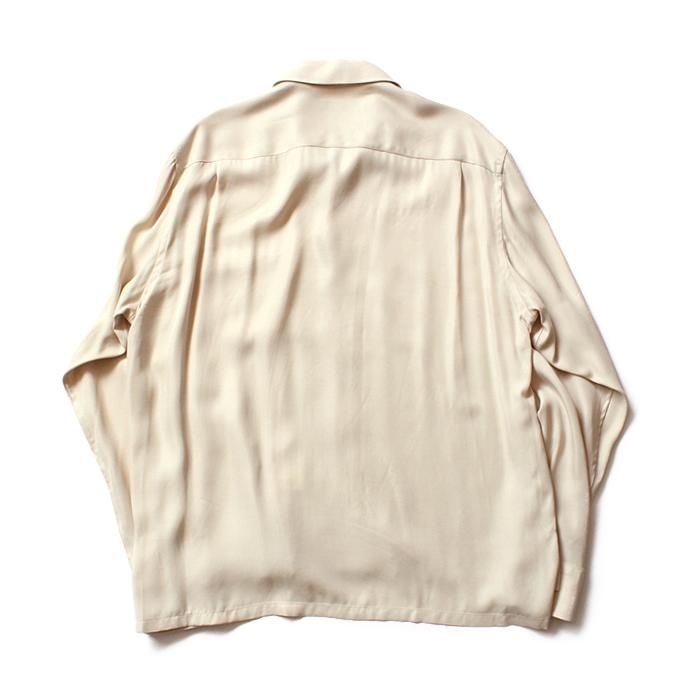 117981416 THEE(シー)/ open collar (SHORT) LR-SH-01 レーヨンオープンカラーシャツ Ivory<img class='new_mark_img2' src='//img.shop-pro.jp/img/new/icons47.gif' style='border:none;display:inline;margin:0px;padding:0px;width:auto;' /> 02