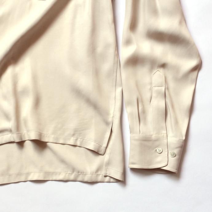 117981416 THEE(シー)/ open collar (SHORT) LR-SH-01 レーヨンオープンカラーシャツ Ivory<img class='new_mark_img2' src='//img.shop-pro.jp/img/new/icons47.gif' style='border:none;display:inline;margin:0px;padding:0px;width:auto;' /> 02