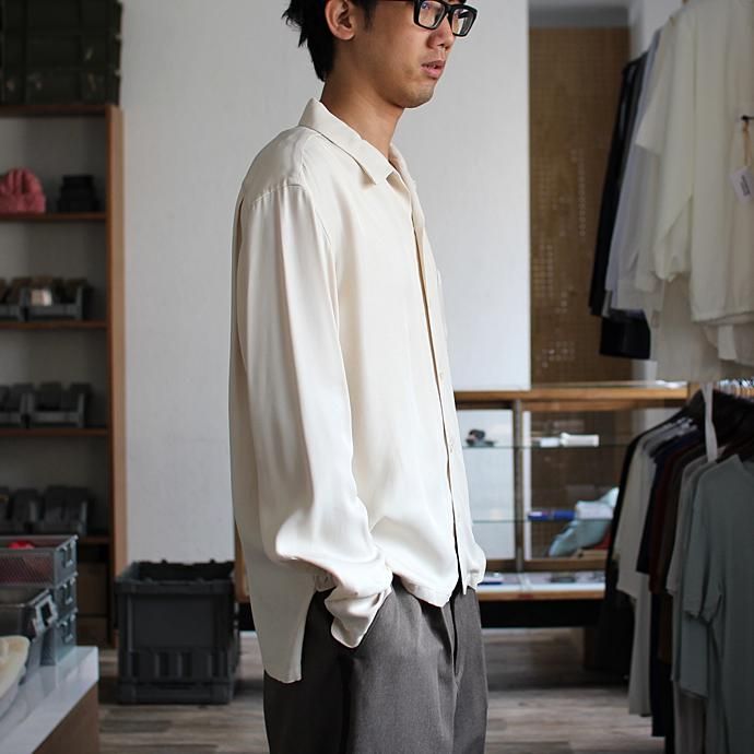 117981416 THEE(シー)/ open collar (SHORT) LR-SH-01 レーヨンオープンカラーシャツ Ivory<img class='new_mark_img2' src='//img.shop-pro.jp/img/new/icons47.gif' style='border:none;display:inline;margin:0px;padding:0px;width:auto;' /> 02