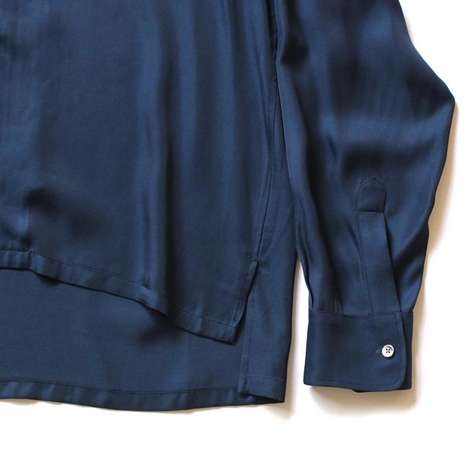 THEE open collar (SHORT) LR-SH-01 レーヨンオープンカラーシャツ Navy<img class='new_mark_img2' src='//img.shop-pro.jp/img/new/icons47.gif' style='border:none;display:inline;margin:0px;padding:0px;width:auto;' /> 02